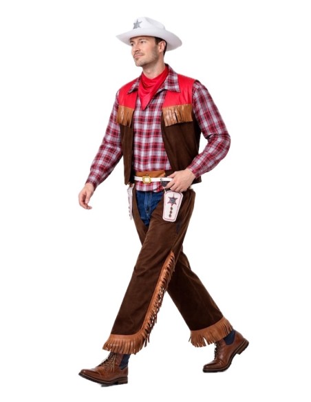 Fato de cowboy Tamanho L | Disfarces para adultos O Rei do Carnaval